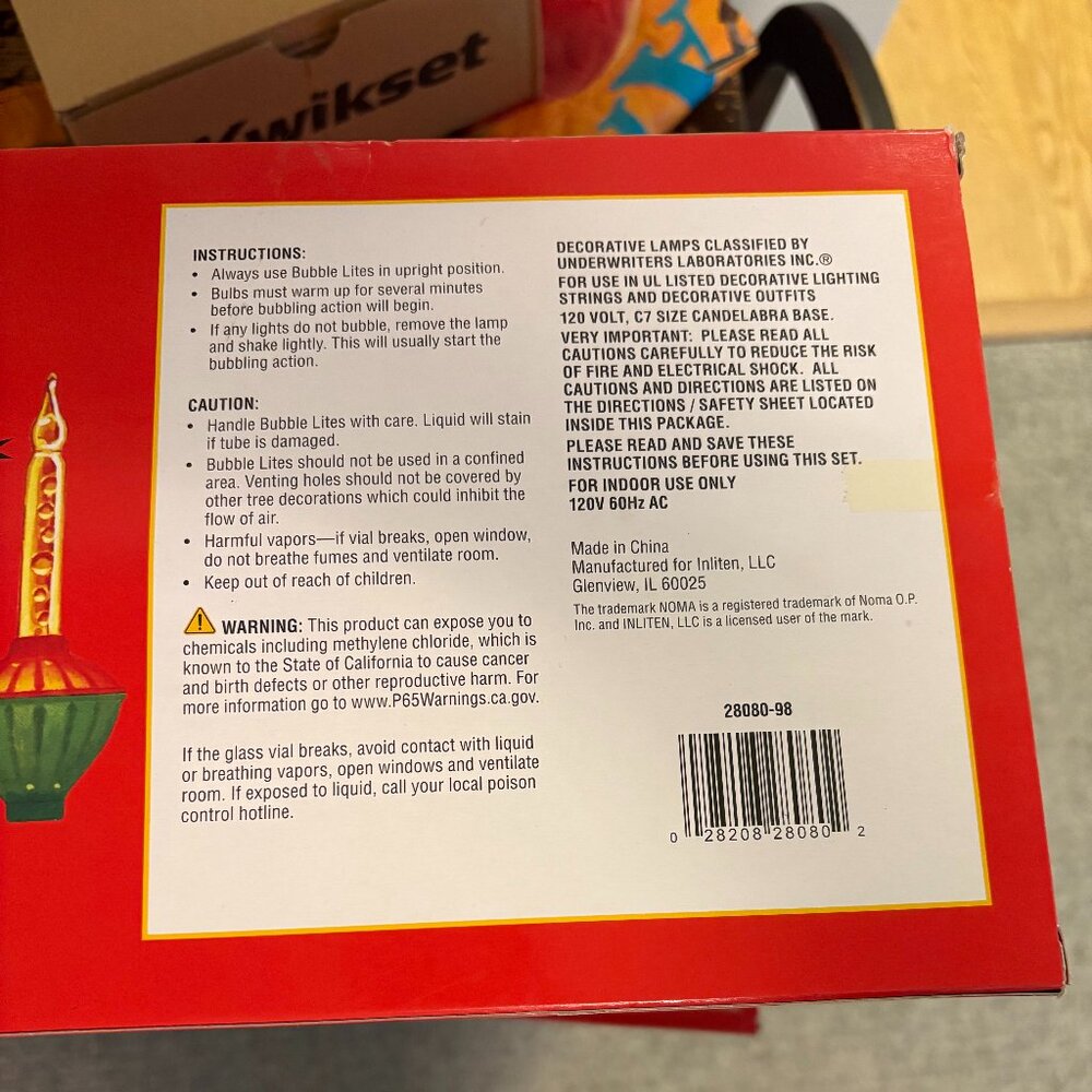 5 new sets/boxes of Noma Bubble-Lites - Picture 2 of 3